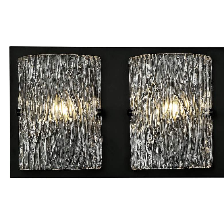 Image 2 Varaluz Morgan 31" Wide Black 4-Light Vanity Bath Light more views
