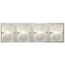 1_Varaluz Morgan 31" Wide Brushed Nickel 4-Light Bath Light