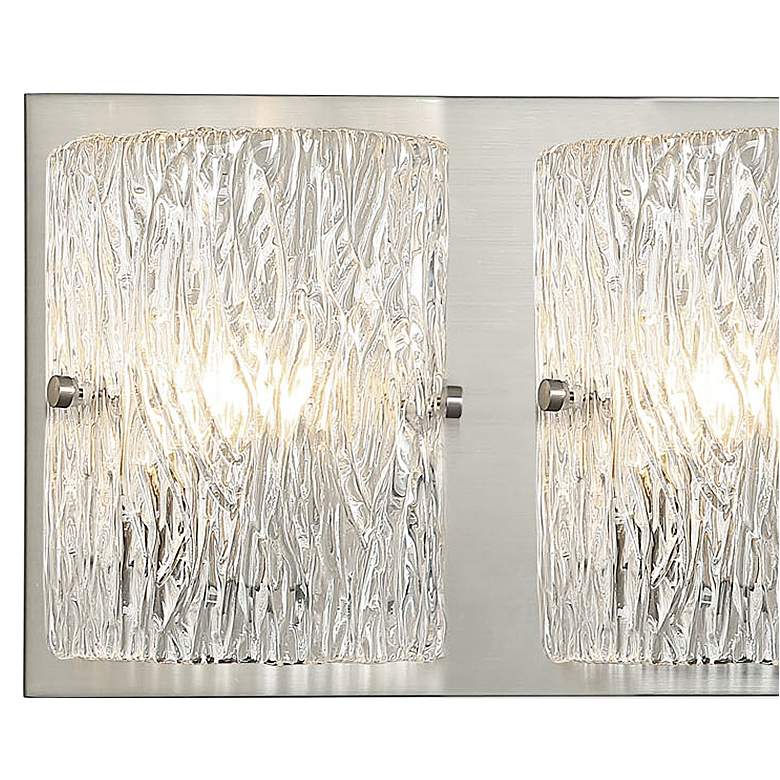 Image 2 Varaluz Morgan 31" Wide Brushed Nickel 4-Light Bath Light more views