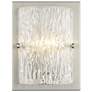 1_Varaluz Morgan 9 3/4" High Brushed Nickel Wall Sconce