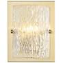 1_Varaluz Morgan 9 3/4" High Satin Brass Wall Sconce