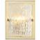 Varaluz Morgan 9 3/4" High Satin Brass Wall Sconce