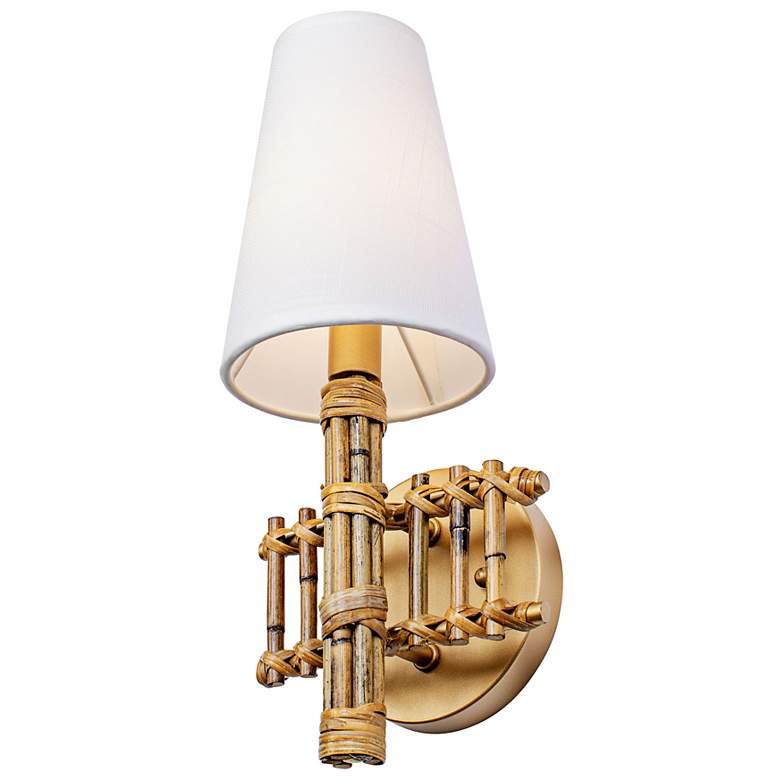 Image 4 Varaluz Nevis 14" High French Gold Wall Sconce more views