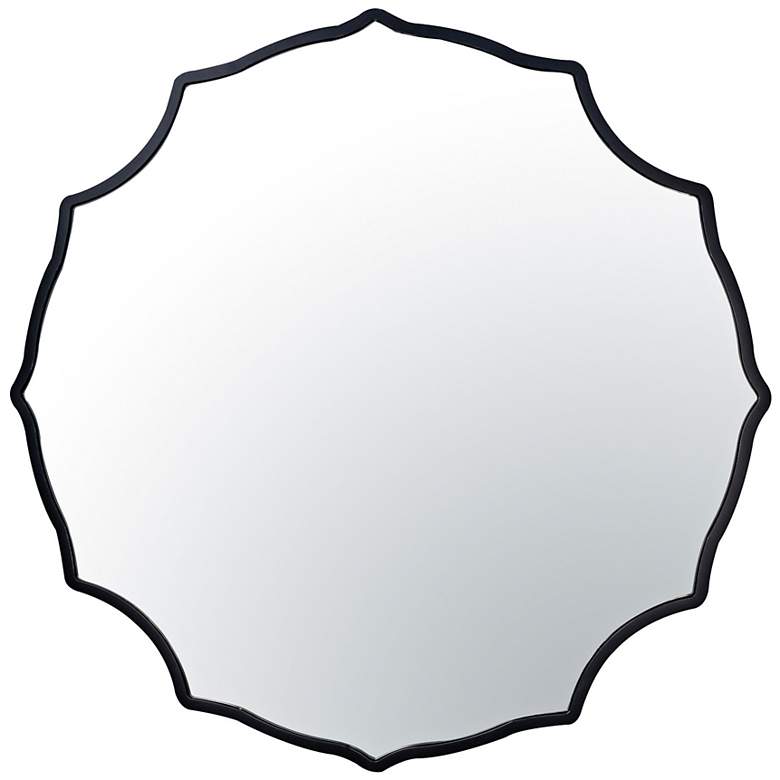 Image 2 Varaluz Not Baroque Black 40" Oversized Wall Mirror