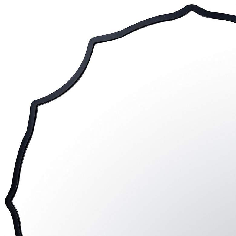 Image 3 Varaluz Not Baroque Black 40" Oversized Wall Mirror more views