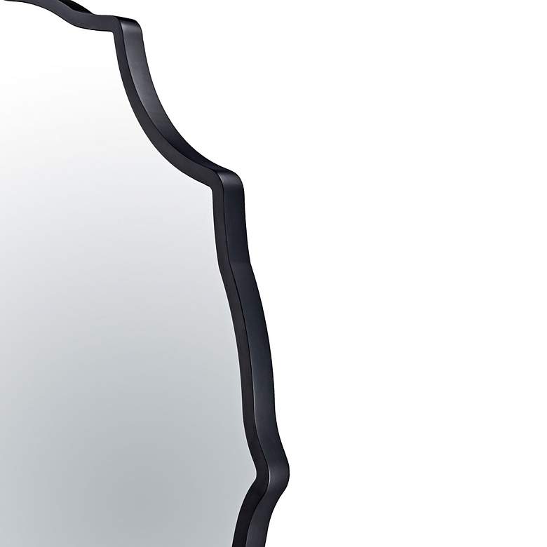 Image 4 Varaluz Not Baroque Black 40" Oversized Wall Mirror more views