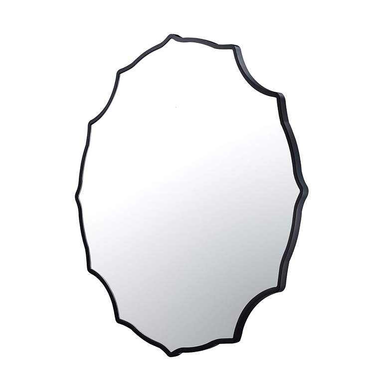 Image 3 Varaluz Not Baroque Black Metal 47" Oversized Wall Mirror more views