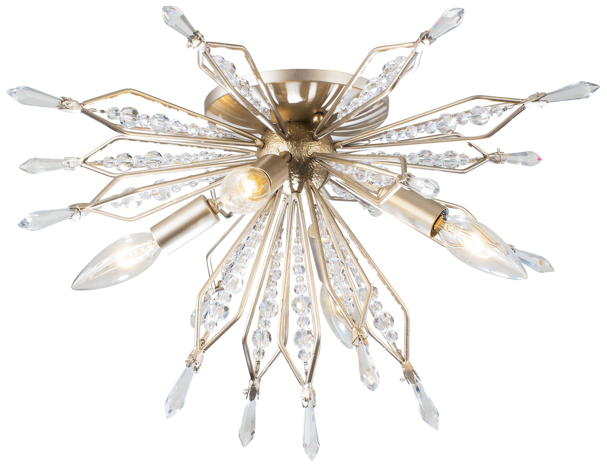 Varaluz Orbital 18 1/4&quot; Wide Gold Dust 4-Light Ceiling Light