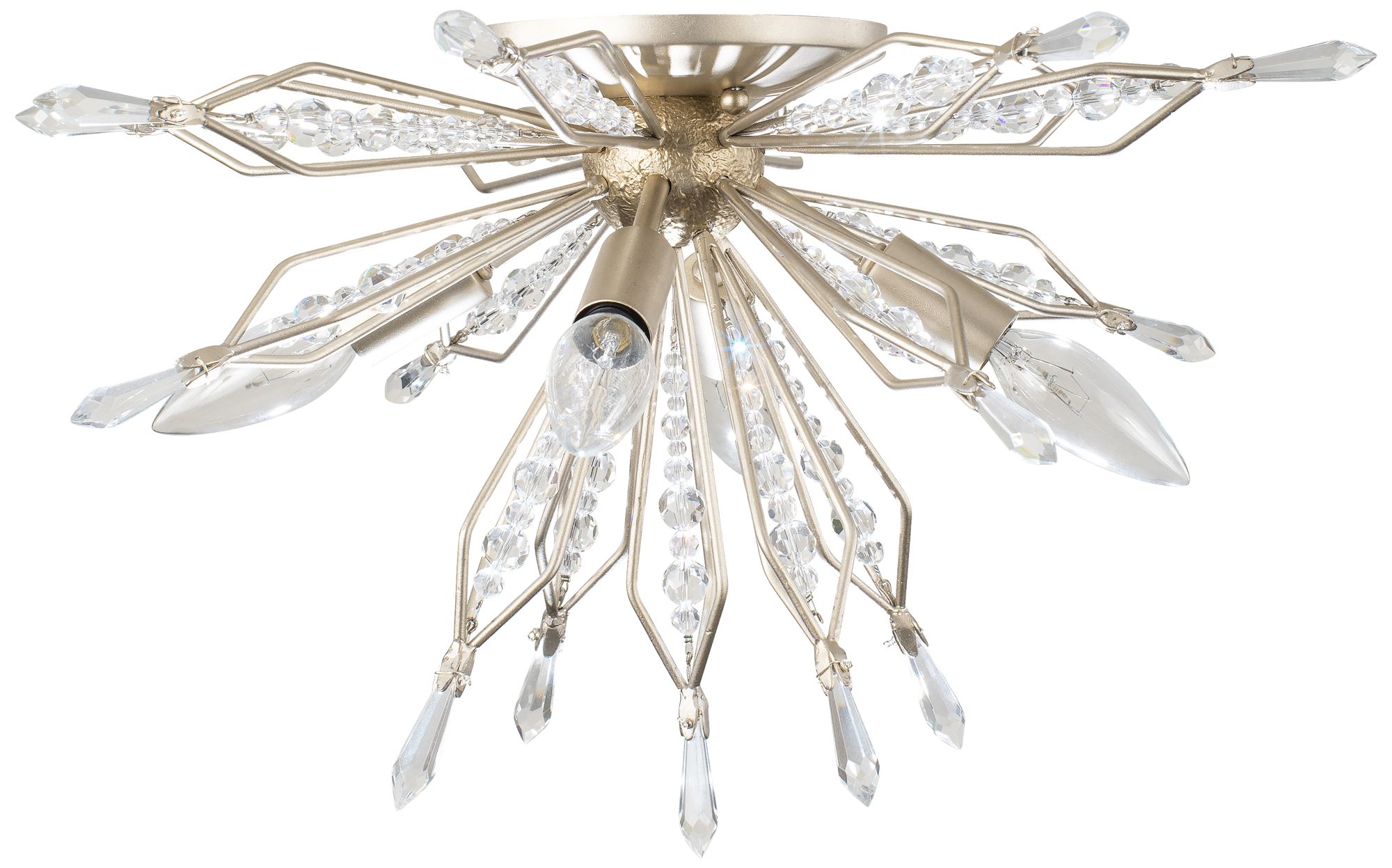 Image 3 Varaluz Orbital 18 1/4" Wide Gold Dust 4-Light Ceiling Light more views