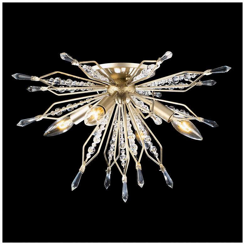 Image 7 Varaluz Orbital 18 1/4" Wide Gold Dust 4-Light Ceiling Light more views