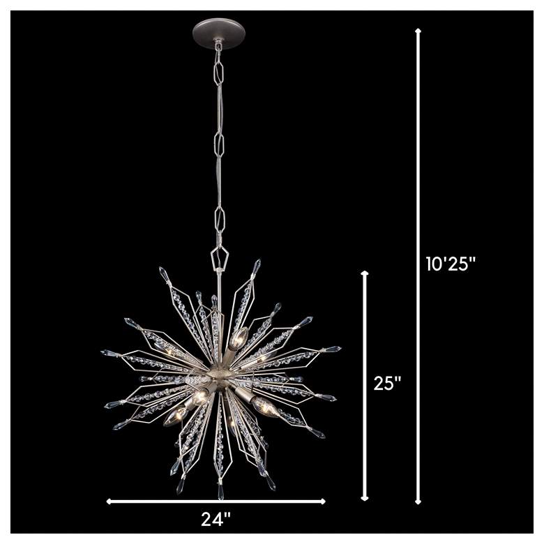 Image 4 Varaluz Orbital 24" Wide Gold Dust 8-Light Pendant more views