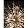 5_Varaluz Orbital 24" Wide Gold Dust 8-Light Pendant more views