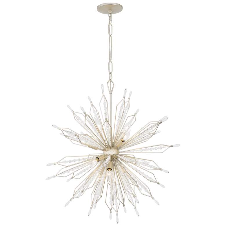 Image 1 Varaluz Orbital 28" Wide Gold Dust 12-Light Sputnik Pendant