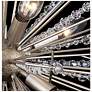 5_Varaluz Orbital 28" Wide Gold Dust 12-Light Sputnik Pendant more views