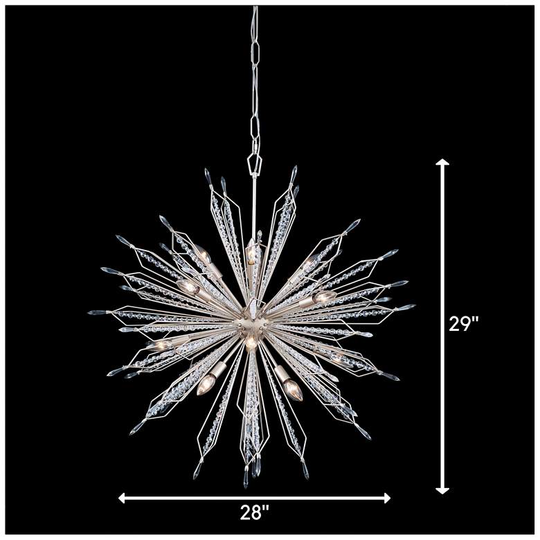 Image 6 Varaluz Orbital 28" Wide Gold Dust 12-Light Sputnik Pendant more views