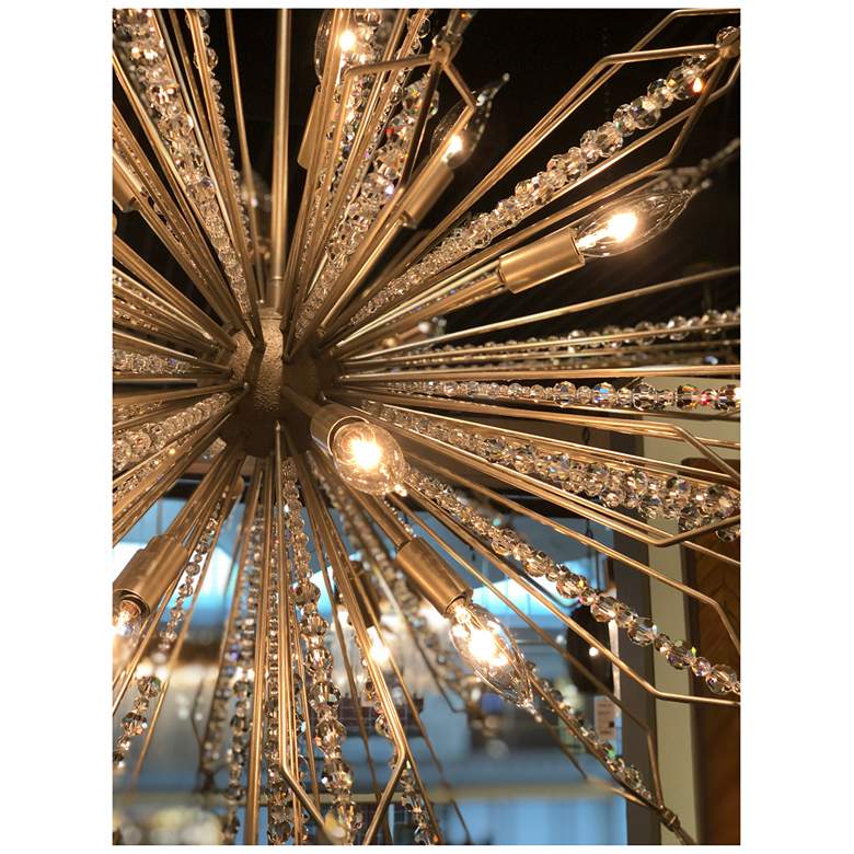 Image 7 Varaluz Orbital 28" Wide Gold Dust 12-Light Sputnik Pendant more views
