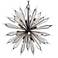 Varaluz Orbital 36" Wide Carbon and Crystal 16-Light Pendant