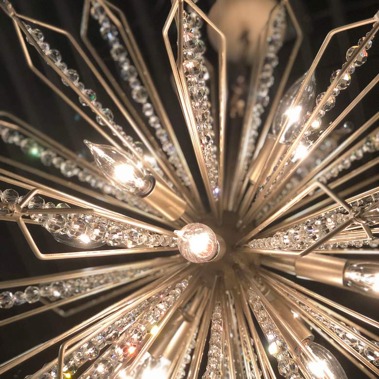 Image 4 Varaluz Orbital 36" Wide Gold Dust 16-Light Pendant more views