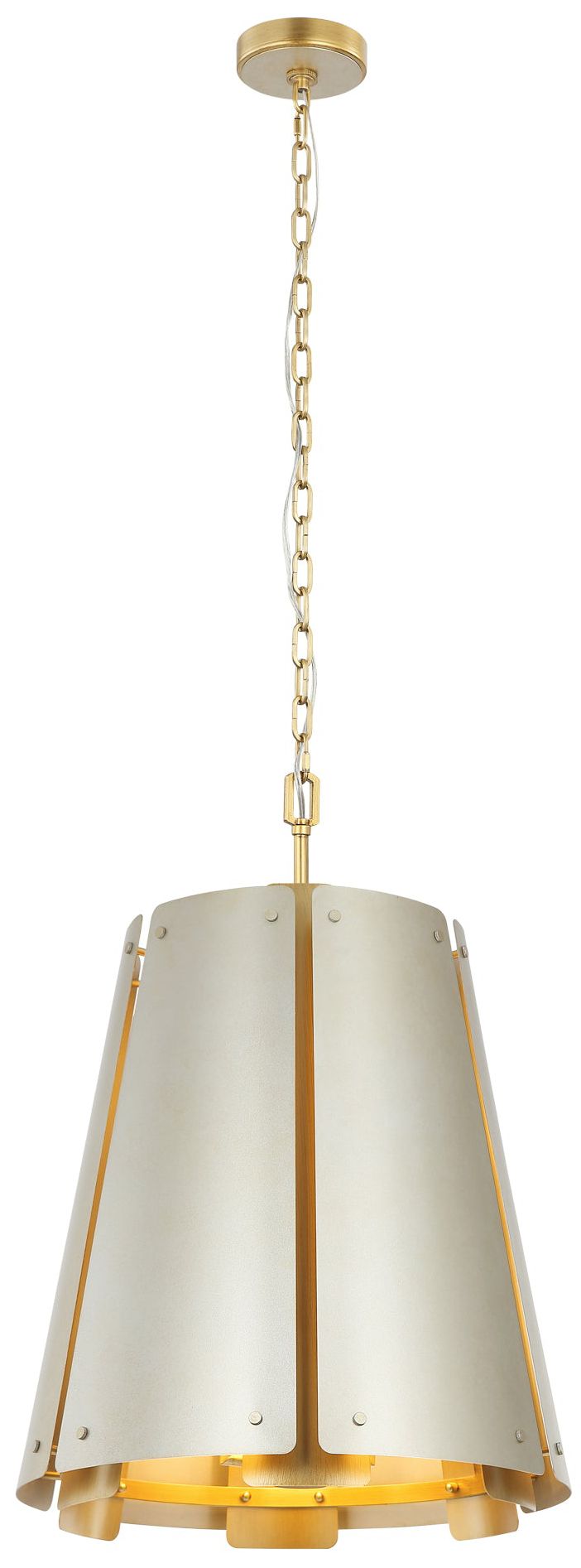 Image 2 Varaluz Peep Show 16" Wide Silver/Sienna 6-Light Pendant Light more views