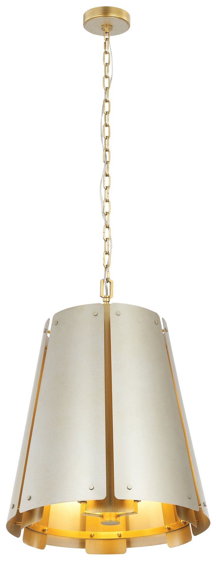 Image 3 Varaluz Peep Show 16" Wide Silver/Sienna 6-Light Pendant Light more views