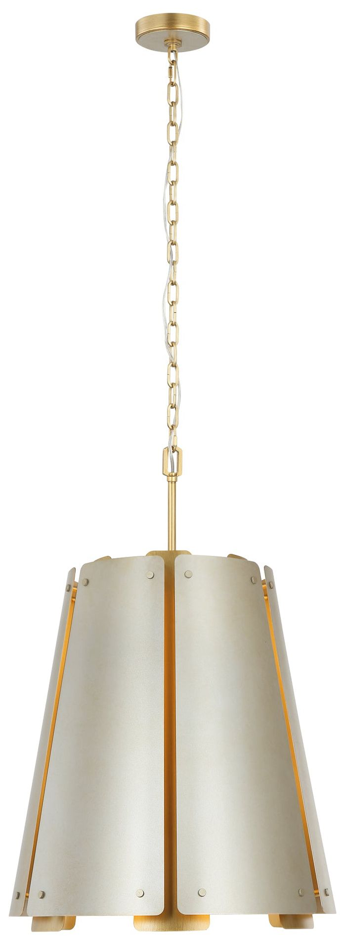 Image 4 Varaluz Peep Show 16" Wide Silver/Sienna 6-Light Pendant Light more views