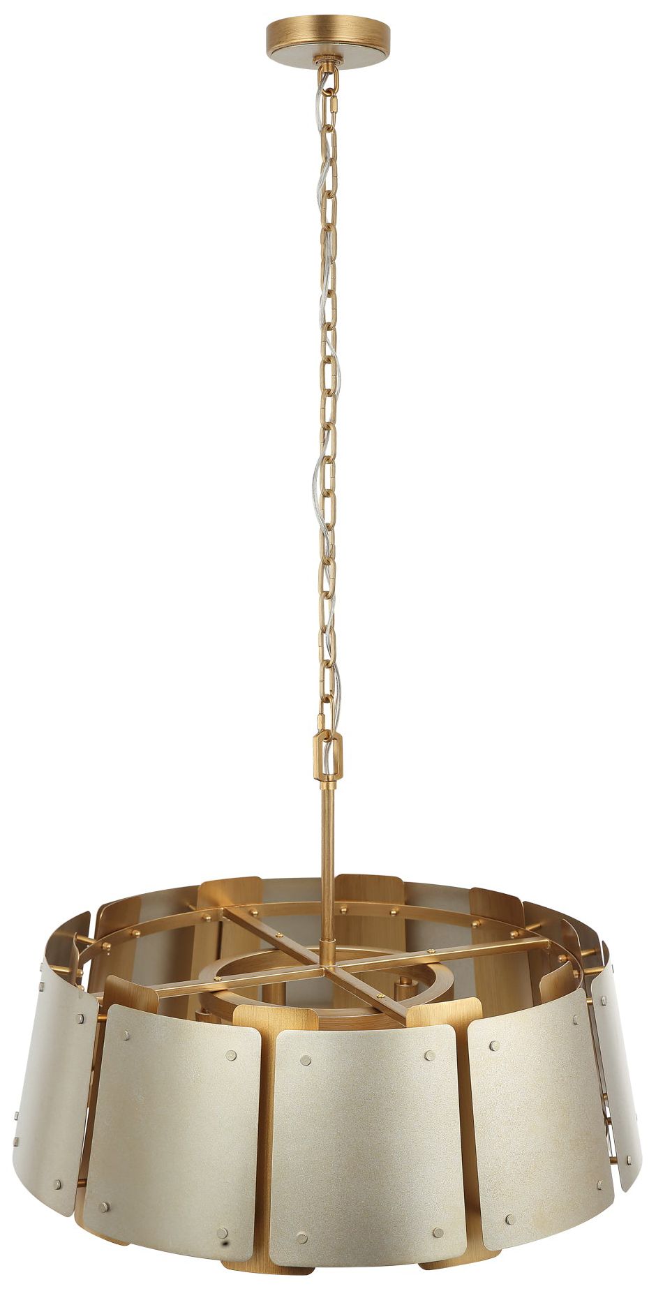 Image 4 Varaluz Peep Show 24" Wide Silver/Sienna 5-Light Pendant Light more views