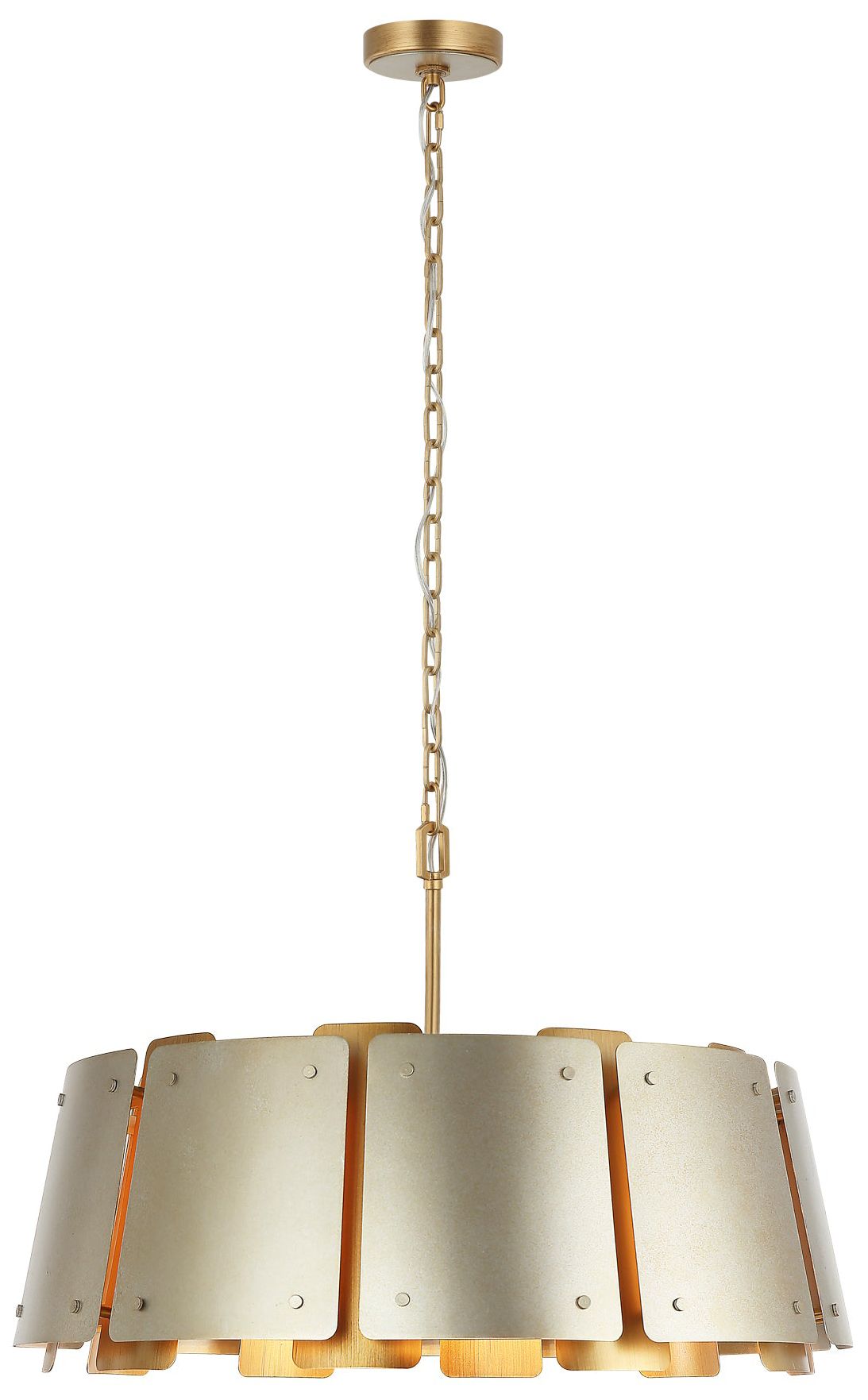 Image 5 Varaluz Peep Show 24" Wide Silver/Sienna 5-Light Pendant Light more views