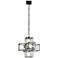 Varaluz Plaza 17 1/2" Wide Carbon 6-Light LED Pendant