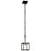 Varaluz Plaza 6"W Carbon and Havana Gold LED Mini Pendant