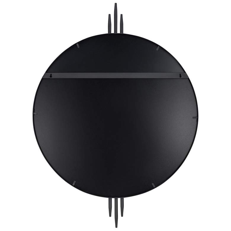 Image 3 Varaluz Propaganda Black 30" x 41" Wall Mirror more views