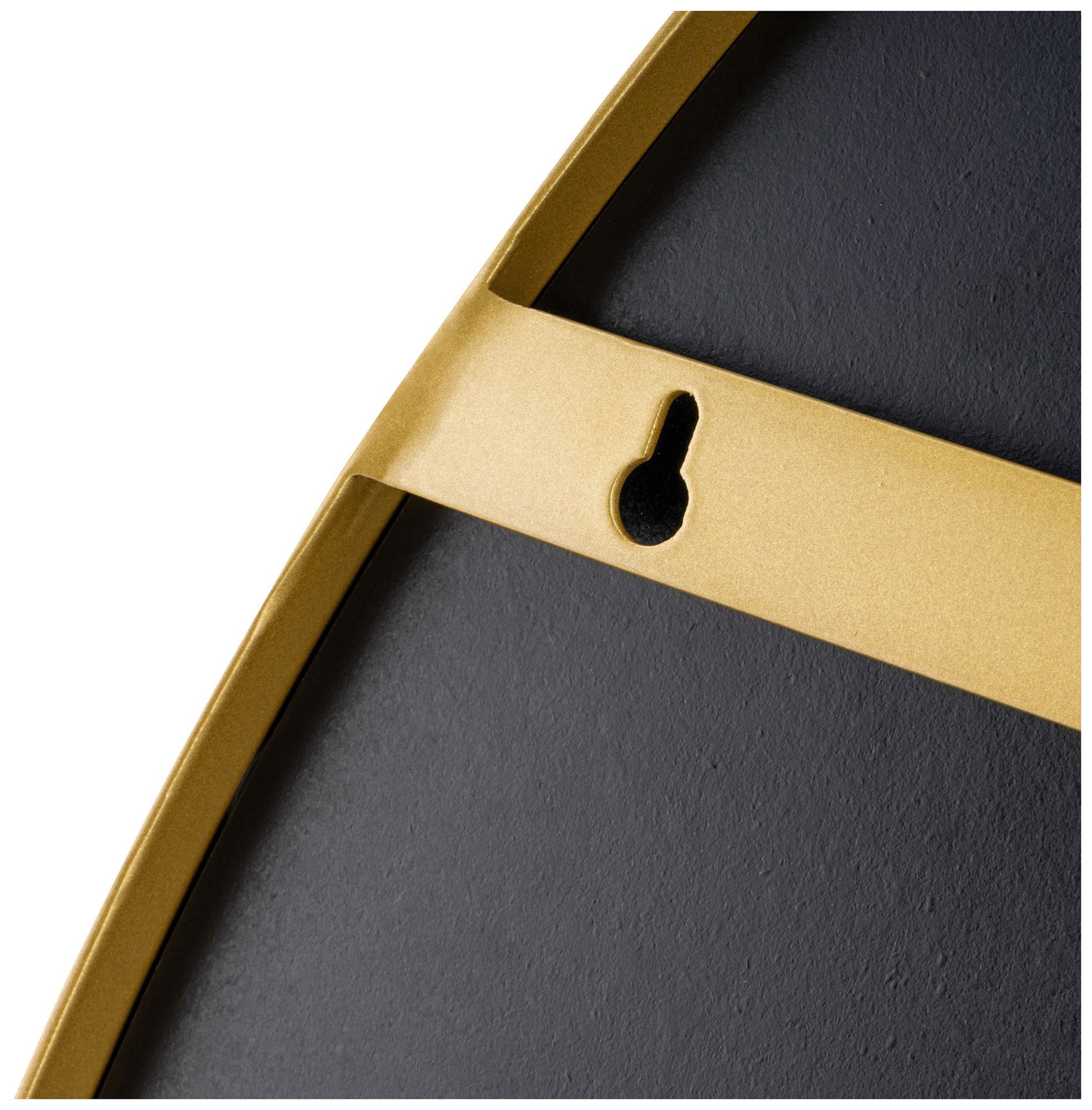 Image 5 Varaluz Propaganda Gold 22" x 41" Oval Wall Mirror more views