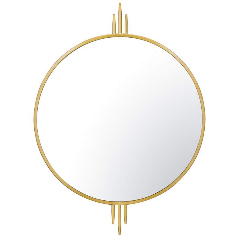 Image 1 Varaluz Propaganda Gold 30" x 41" Wall Mirror