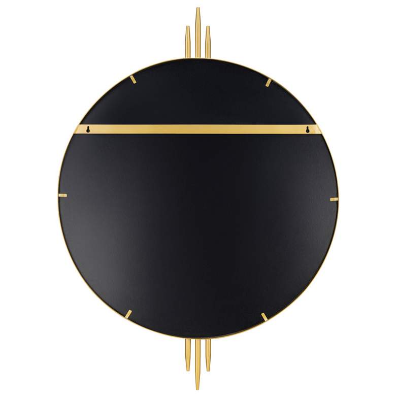 Image 3 Varaluz Propaganda Gold 30" x 41" Wall Mirror more views