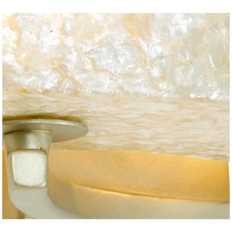 Image 6 Varaluz Radius 36" Wide Crushed Capiz 4-Light Bath Light more views