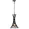Varaluz Rikki 12 1/2"W Carbon and Aged Gold Foyer Pendant