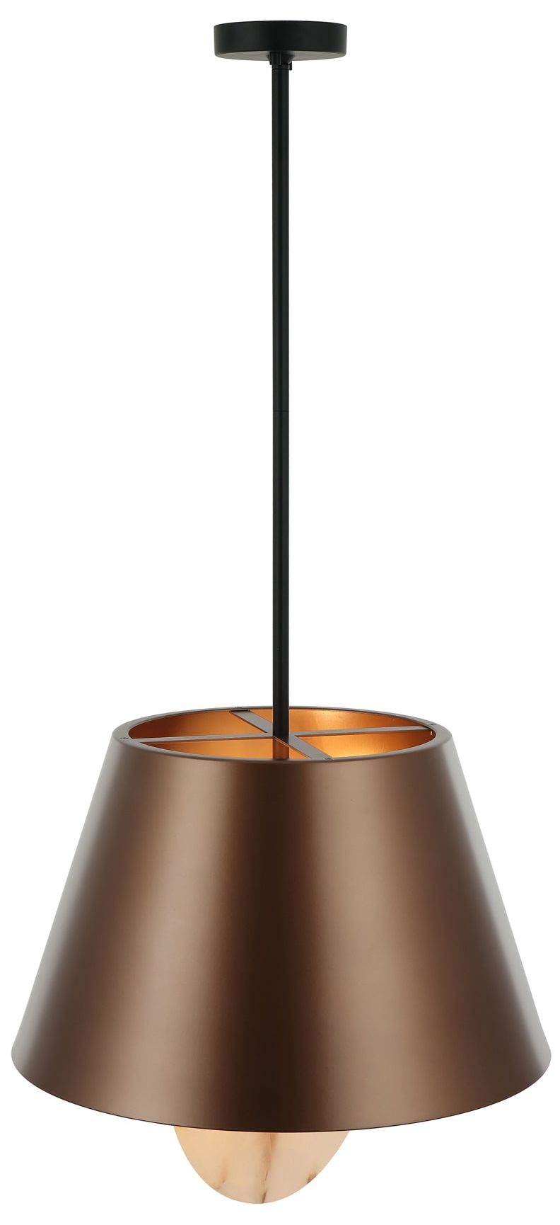 Image 4 Varaluz Rock On 20" Wide Brontourage/Matte Black 4-Light Pendant more views