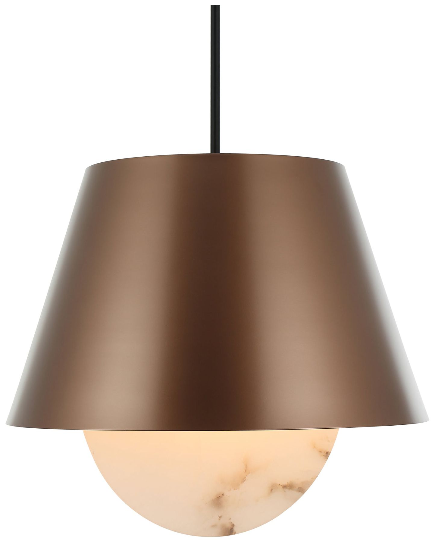 Varaluz Rock On 26" Wide Brontourage/Matte Black 6-Light Pendant