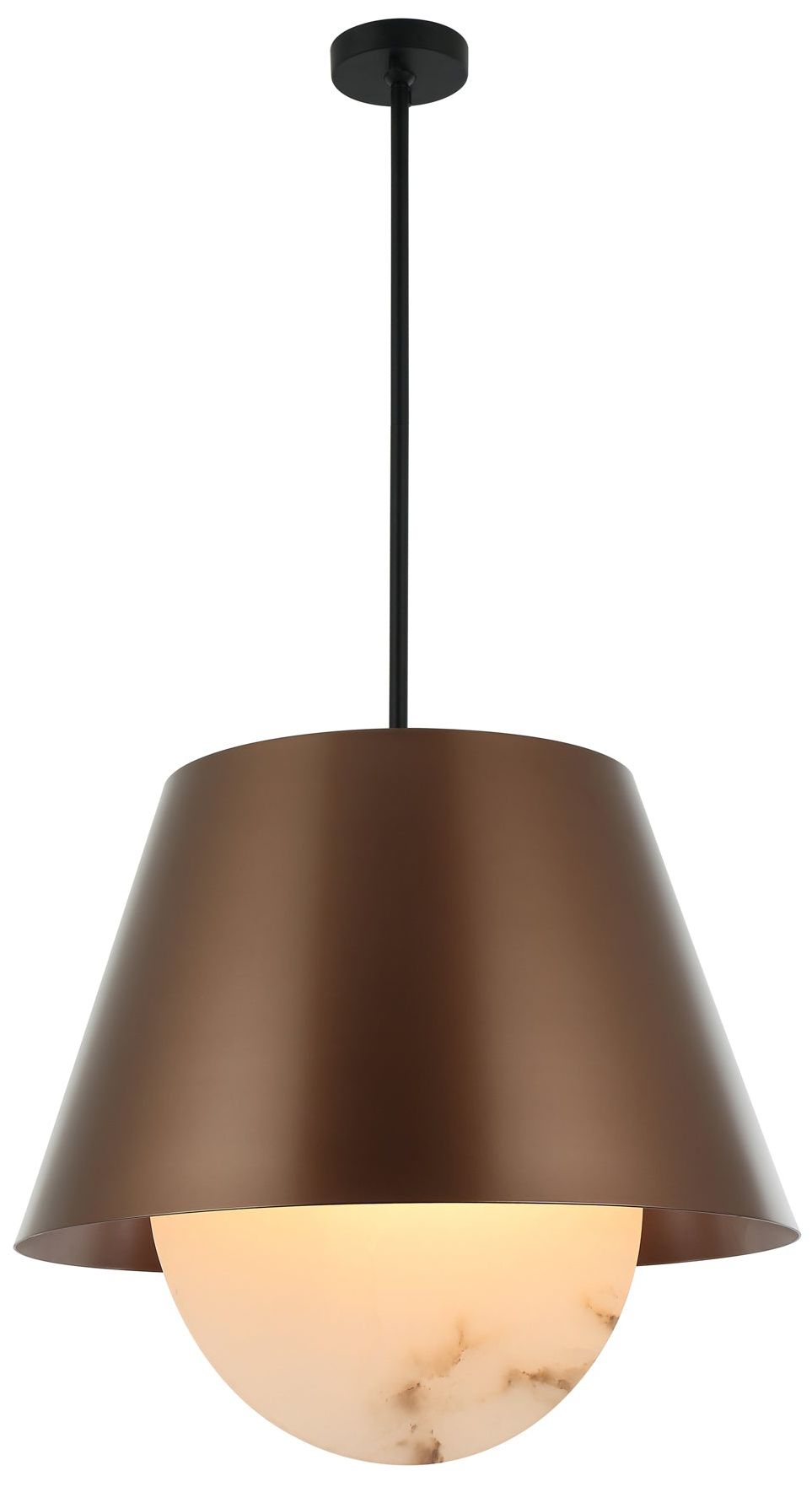 Image 2 Varaluz Rock On 26" Wide Brontourage/Matte Black 6-Light Pendant more views