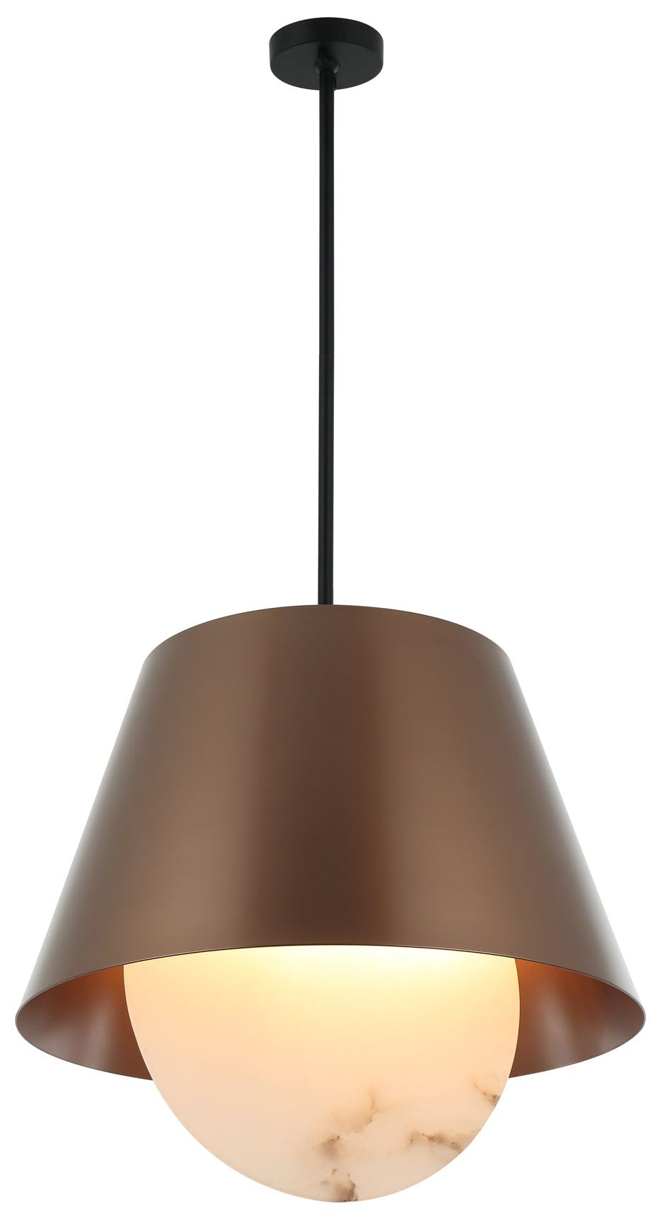 Image 3 Varaluz Rock On 26" Wide Brontourage/Matte Black 6-Light Pendant more views