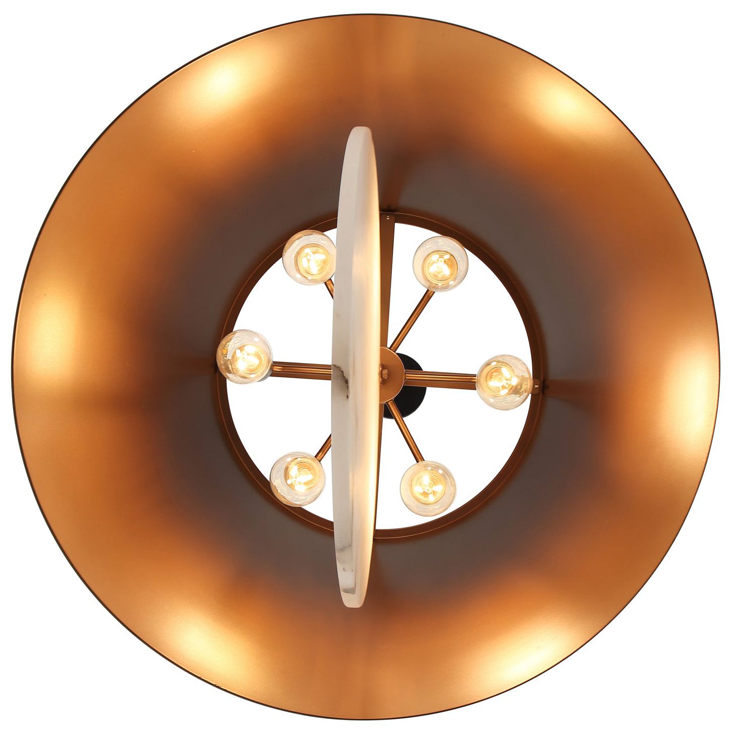 Image 5 Varaluz Rock On 26" Wide Brontourage/Matte Black 6-Light Pendant more views