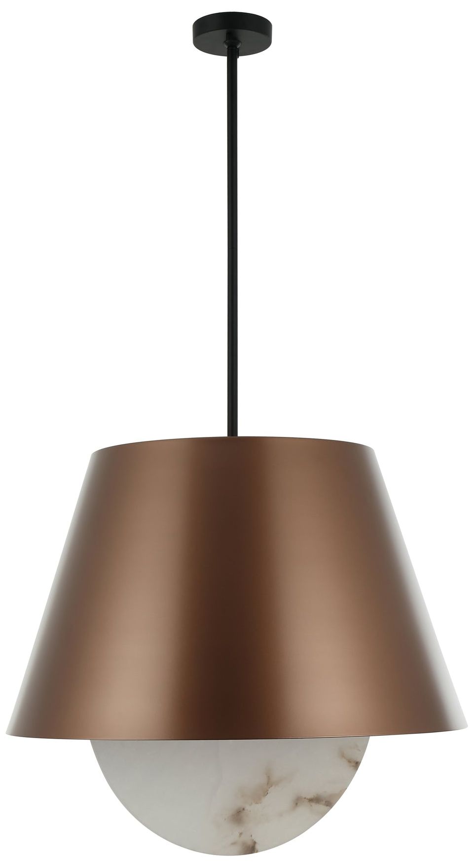 Image 6 Varaluz Rock On 26" Wide Brontourage/Matte Black 6-Light Pendant more views