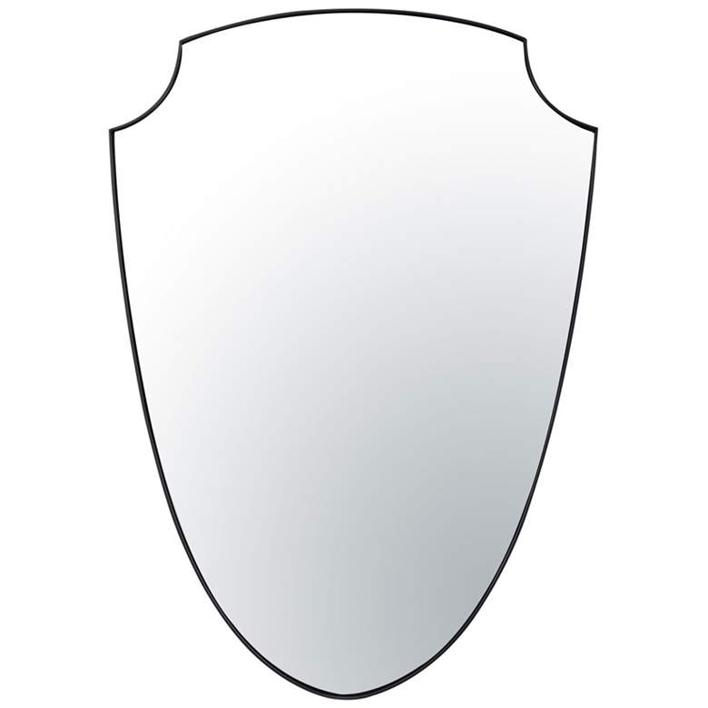 Image 1 Varaluz Shield Your Eyes Black 24" x 33 1/2" Wall Mirror