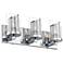 Varaluz So Inclined 17 1/2" Wide 3-Light Chrome Bath Light