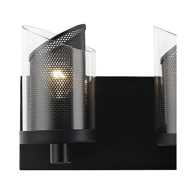 Image 2 Varaluz So Inclined 23 3/4" Wide Black 4-Light Bath Light more views