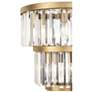 5_Varaluz Social Club 21" High Havana Gold 6-Light 3-Tier Crystal Wall S more views