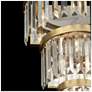 6_Varaluz Social Club 21" High Havana Gold 6-Light 3-Tier Crystal Wall S more views