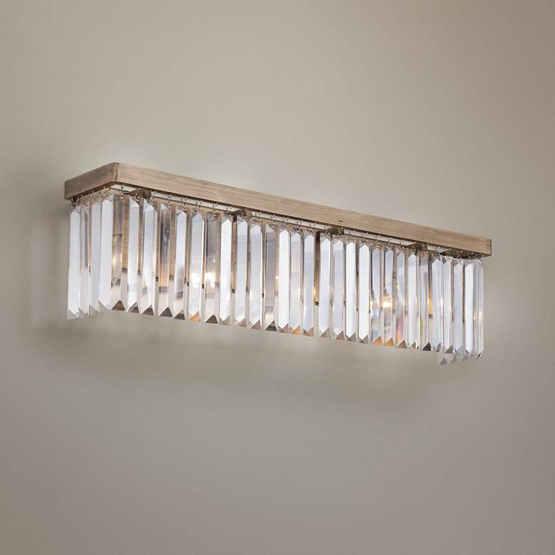 Image 1 Varaluz Social Club 28 1/2" Wide Havana Gold 4-Light Bath Light