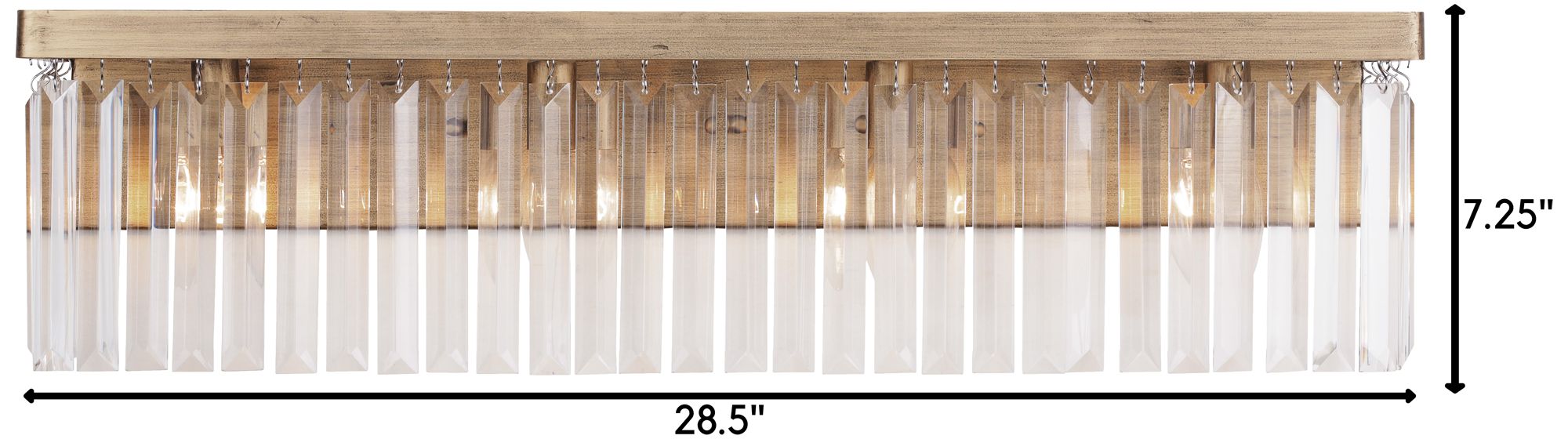 Varaluz Social Club 28 1/2" Wide Havana Gold 4-Light Bath Light