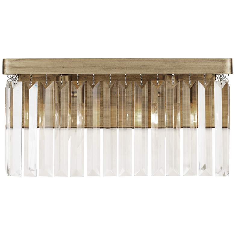 Image 1 Varaluz Social Club 7 1/4" High Havana Gold 2-Light Wall Sconce