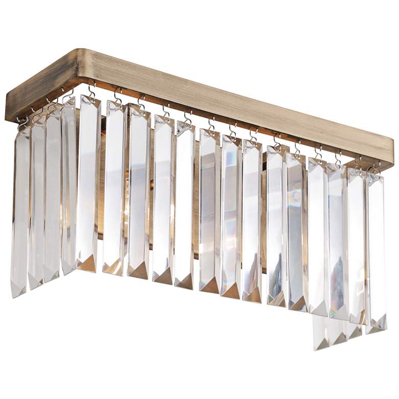 Image 2 Varaluz Social Club 7 1/4" High Havana Gold 2-Light Wall Sconce more views